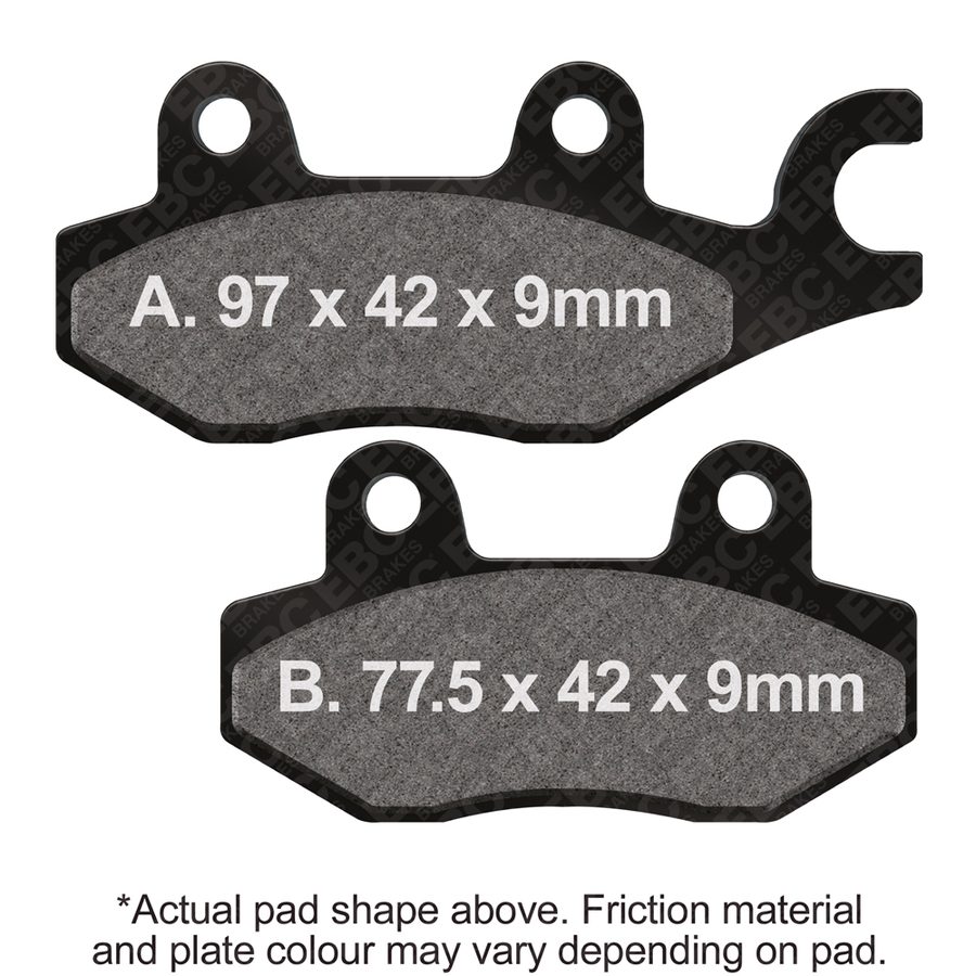 EBC Extreme Pro Brake Pads — EPFA197HH