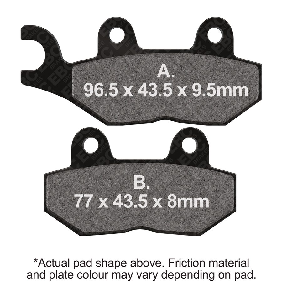 EBC Double-H Sintered Brake Pads — FA214/2HH