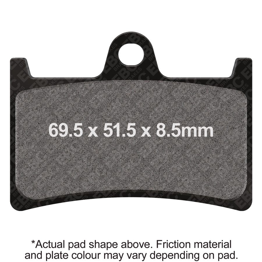 EBC Double-H Sintered Brake Pads — FA252HH