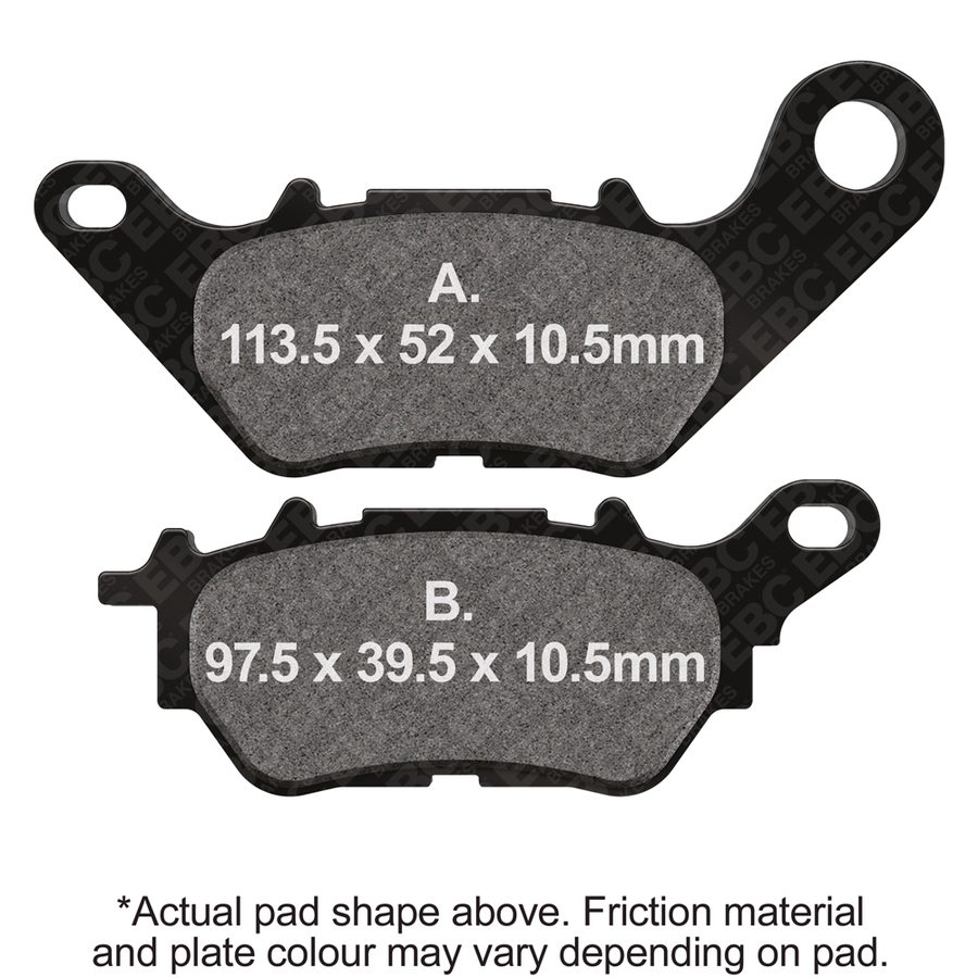 EBC Double-H Sintered Brake Pads — FA662HH
