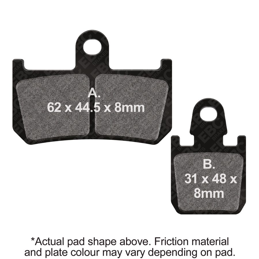 EBC GPFAX Race Brake Pads — GPFAX442/4HH