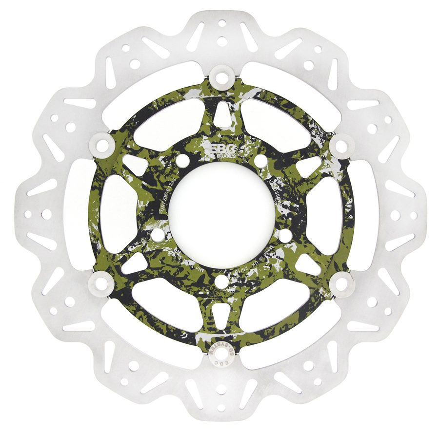 EBC Vee-Rotor Floating Front Brake Disc — VR4155CHGR